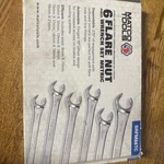 Matco 6PC Flare Nut Wrench Set Metric SFRM66TC. Fixed Price $135.00.