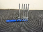 #AW450 Matco Tools Metric 3/8" Xl Extra Long Hex Socket Driver Set SBXYML6R. Fixed Price $119.95.