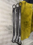 Ront Tools, Three Piece Box End Offset Wrench Set. 5/8 7/8 Very Nice. Fixed Price $39.00.