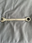 Husky 12 Point 9/16 Ratcheting Combination Wrench. Fixed Price $10.00.