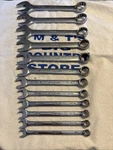 Snap-on Tools Usa 12PT 12PC Sae Flank Drive Short Combination Wrench Set Oex. Fixed Price $240.63.