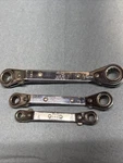 Mac Tools Double Offset Ratcheting Wrenches, 3PC, 1/4 -9/16 Usa Made. Fixed Price $37.50.