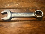 Snap-on Tools OEX380B Usa New 1-3/16" Sae Short Length Chrome 12PT Combo Wrench. Fixed Price $89.99.