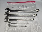 Craftsman -va- 5 Pc Sae 12 Pt Cross Force Combination Wrench Set Usa (TL3296). Fixed Price $149.95.
