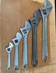 Vintage Proto Adjustable Wrench SET,4 6 8 10 12 700 Series, Usa, Great. Fixed Price $89.99.