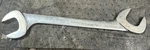 Snap-on Tools VS64B 2" Sae Way Open-end Angle Head Chrome Wrench Usa Made. Fixed Price $80.00.