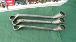 Three Very Large Vintage Military 'king Dick' Spanners One Dated 1965. Fixed Price $27.11.