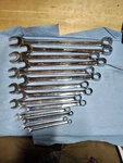 Snap 14 Piece Combination Wrench Set Sae 5/16-1-1/4" Usa Made. Fixed Price $385.00.