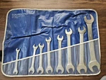 Vintage Duro/indestro Chrome Metric Wrench Set 84300 Usa W/pouch Nice!. Fixed Price $45.00.