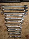Vintage Craftsman Usa Combination Wrench Set 1/4 To 12 Pc. Sae Point. Fixed Price $70.00.