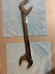 Snap-on Tools Usa New 1-3/4" Sae Way Open-end Angle Head Chrome Wrench VS56B. Fixed Price $239.95.