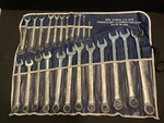 Metric Combination Wrench Set,by Genius 23 Piece With Case Usa. Fixed Price $129.99.