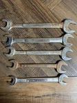 Vtg Craftsman Usa V-vv Series 5PC Large Metric Open End Wrench Set 13MM To 7/8. Fixed Price $14.99.