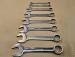 Snap-on OEXS715KSAE Short Combination Wrench Set W/ Large Sizes 15/16-11/32. Fixed Price $133.30.