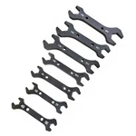 7X Double Hose Ended Spanner Tool Kit Wrench Set AN3 AN20 Anodized New. Fixed Price $59.00.