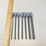 Mac Hex Bit Socket Set 7 Pc Extended Length Ball Tip Drive 1/4"-3/8" Usa. Fixed Price $98.00.