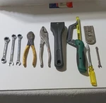 10 Piece Mixed Tool Set Wrench Pliers Screwdriver Hacksaw Sae/metric, More. Fixed Price $16.99.