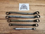 Vintage Blackhawk Double Box End Wrench Lot, Usa No. 15622, 15626, 15625, 15624. Fixed Price $24.99.
