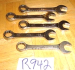 Mac Tools 5 Piece Metric Short Combimation Wrench Set. Fixed Price $130.00.