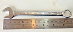 King Dick Open End And Ring Spanner 9/16 Af - British Made Et. Fixed Price $10.69.