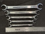 Snap On Set Of Double End Flare Nut Wrench 21-19 ,17-15 ,14-13 ,12-10,11-9. Fixed Price $139.98.