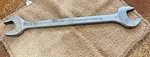 Vintage Bonney Tool Logo ZE3032 Open End Wrench 15/16" & 1" Forged Usa. Fixed Price $6.99.