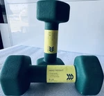 All In Motion 8 Lb Green Hex Dumbbell Pair Non-slip No-roll Heads. Fixed Price $25.36.