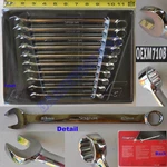 New Snap 12 Pt Metric Flank Drive Std. Combination Wrench Pcs Set OEXM710B. Fixed Price $439.99.
