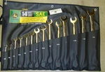 John Deere Sae Full-polished Combination Wrench (14 Piece Set) TY19976. Fixed Price $303.50.