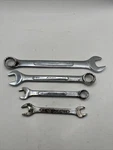 4 Vintage Kmart K-mart Combination Wrench 19 Mm 17 13 7/16 3/8 Set. Fixed Price $14.99.