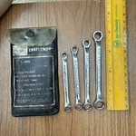 Vtg Craftsman Usa 4PC Sae Ignition Midget Box End Wrench Set In Pouch 9-4379. Fixed Price $29.99.