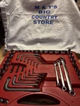 Mac Tools 62PC Star Driver And Wrench Set SMXT62B. Fixed Price $210.00.
