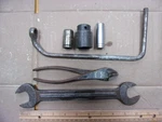 Vintage New Britain Tool Lot P50 Pliers Distributor Wrench Ndf 30 Sockets. Fixed Price $34.00.