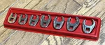 Snap On Tools Sae 3/8 Dr Flare Nut Line Crowfoot Socket Set Lot Wrench Open. Fixed Price $150.00.