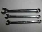 Snap-on 3PC Sae Combination Wrenches 3/8 OEX120 9/32 OEX90 1/4 OEX80. Fixed Price $29.95.