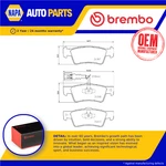 Brake Pads Set Fits Vw Touareg 2.5D Rear 06 10 Brembo 7L6698451C Quality. Fixed Price $69.16.
