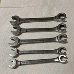 Matco Flare Nut Wrench Set 3/8, 7/16, 1/2, 9/16, 5/8" Used. Fixed Price $75.00.