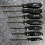 Set Of Snap-on Black Handle Hex / Allen Wrenches Sdab 5, 7, 8, 9, 10, 14, 16. Fixed Price $85.00.