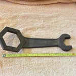 Antique J.i. Case Tractor Hubcap Wrench Combination 01982AB Used Tool. Fixed Price $34.99.