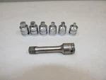 Snap On 3/8" Drive External Pipe Plug Sockets PPM-412 411 410 409 408 406. Fixed Price $49.99.