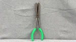 Mac Tools 11" Long Reach Duck Bill Needle Nose Pliers Stork Green Grip Spring. Fixed Price $34.99.