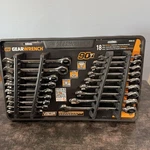 Gearwrench Sae/mm 90-TOOTH Pro Combination Ratcheting Tool Set (18-PIECE). Fixed Price $69.55.