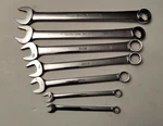Snap-on Sae Combination Wrench Set 3/8"-1" Usa 7 Piece OEXH12 OEX32. Fixed Price $144.99.