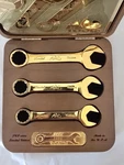 Mac Tools 1993 24K Gold Plated Short Wrench Set Limited Edition Free Shipping. Fixed Price $79.99.