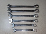 Kd Tools 6-PIECE 12-POINT Sae Large Long Pattern Combination Wrench Set. Fixed Price $100.00.