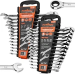 26-PIECE Ratcheting Set Metric And Sae Combination Wrenches. Fixed Price $59.79.