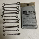 Vintage 10 Piece 4-11 Metric Usa Craftsman No. 9 43443 Combination Wrench Set. Fixed Price $24.99.