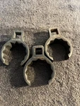Snap On Tools 1/2" Drive Deep Flare Nut Crowfoot Socket Wrench 3 Pc Set. Fixed Price $129.95.