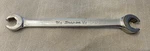 Snap-on 7/16" 1/2" RXFS1416A Double End Flare Nut Line Wrench 1988. Fixed Price $24.99.