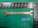 Vintage 10'' Long Husky 7/8" X 3/4" Double Open-end Wrench H1094 Forged Usa. Fixed Price $12.99.